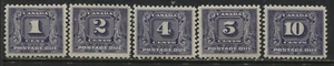 Canada 1930-32 Postage Dues complete set unmounted mint NH  - Picture 1 of 1