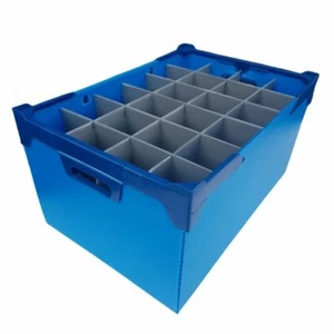 Glaswaren Aufbewahrungsboxen Behälter Kisten - Glasjacken - hellblau - Bild 1 von 13