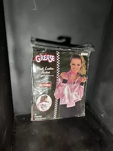 Grease Pink Ladies Costume Jacket Adult Standard Up To Size 8 - Picture 1 of 6