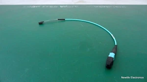 (New) Computer Crafts F55526PP24H0.3 24 OM3 0.3m MTP to MT Fiber Optic Cable - Picture 1 of 4