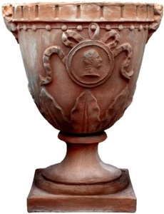 Piramide Medicea terracotta impruneta - Emperor pillar vase terracotta 11267 - Imagen 1 de 1