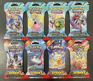 ¡JUEGOS DE ARTE! Journey Together & Surging Sparks - Nuevos potenciadores de manga (lote de 8) - Imagen 1 de 1