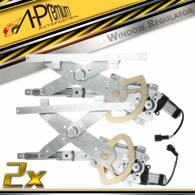 Regulador de ventana eléctrica delantero A-Premium 2 piezas para Saturn SL SL1 SL2 1996-2002 Foto 1 de 4