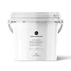 NNEDSZ 2Kg Golden 464 Soy Wax Flakes Bucket - 100% Pure Natural DIY Candle Melts - Picture 1 of 8