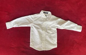 Arrow Boy's Long Sleeve Button Collared White Dress Shirt Size: 5 - Picture 1 of 6