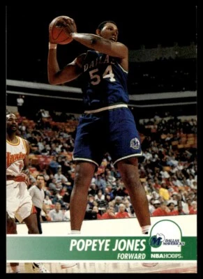 1994-95 NBA Hoops #44 Popeye Jones Dallas Mavericks - Image 1 of 2