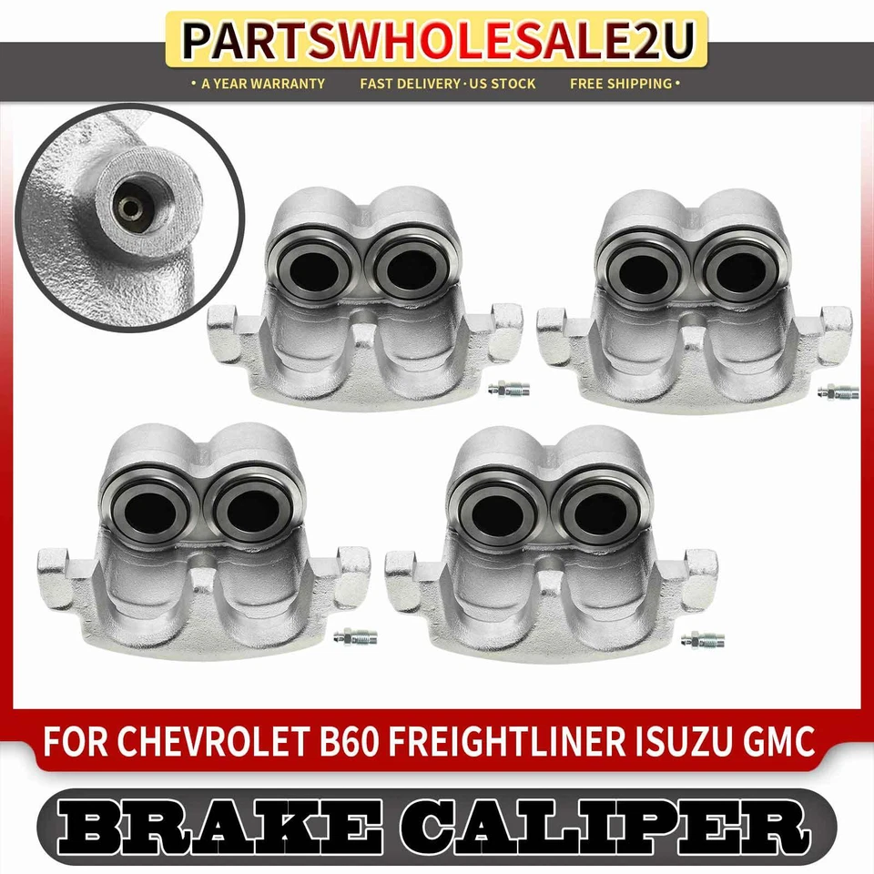 4x Front & Rear Brake Caliper w/o Bracket for International Harvester GMC Chevy - Image 1 of 4