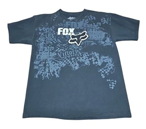 Fox Racing Y2K Style Black Pullover Tshirt Size Large - Picture 1 of 4