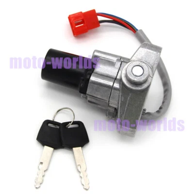 IGNITION SWITCH KEYS for Yamaha XVS650AT V-Star Silverado 2003-2011 4TR-82021-00 - Image 1 of 4