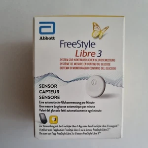 Freestyle Libre 3 Sensor von Abbott MHD: 31.03.2026 NEU OVP - 1 Stück - Bild 1 von 4