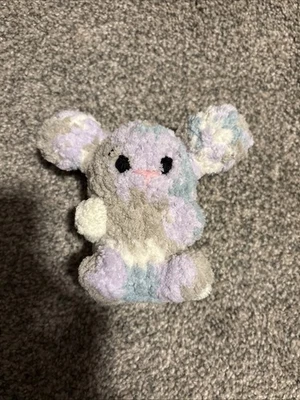 Handmade Crochet Bunny Amigurumi 5-inch Plush Toy - Image 1 of 4