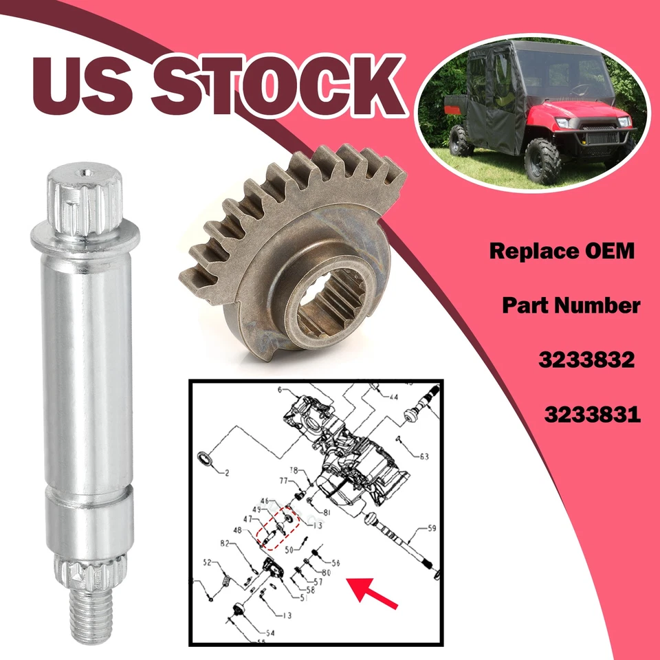 3233832 + 3233831 PARA POLARIS RANGER SPORTSMAN RZR SELECTOR DE MARCHAS Y EJE DE CAMBIO Foto 1 de 4