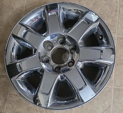 18” Ford F-150 OEM aro de roda cromado folheado 3915 2013 2014 F150 tampa de fábrica 18x7,5 - Imagem 1 de 4