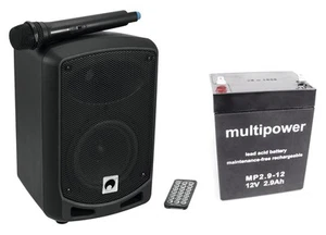 B-WARE Omnitronic WAMS-065BT Drahtlos Akku Box Tragbar PA System Audio Player BT - Bild 1 von 5