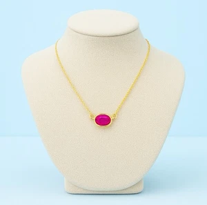 Collana granato oro 14 kt - Foto 1 di 6