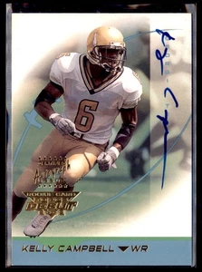 Tarjeta de novato 2002 Topps debut Kelly Campbell Yellow Jackets 154 numerada en serie - Imagen 1 de 2