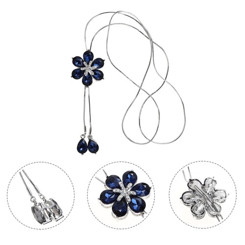 VETEMENTS Collana Ciondolo Cristallo Miss Maglione Abbigliamento Decorazioni Catena Donna