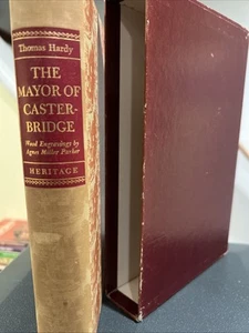 Heritage Press Mayor of Casterbridge Thomas Hardy 1964 HC w/Slipcase Sandglass - Picture 1 of 7