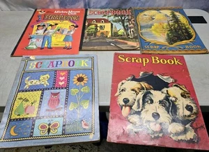 Vtg Whitman 50-60s Scrapbooks Most Blank Mickey Mouse Club Dogs Colonial & More - Picture 1 of 12