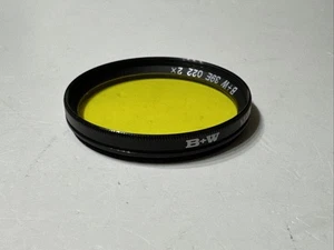 #31326-B+W  E39 , 2x 022 YELLOW, GELB Filter 39mm - Picture 1 of 1