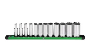 SK Professional Tools 3/8" Drive 12 Piece SAE Deep Socket Set 6 Point WARRANTY  - Picture 1 of 14