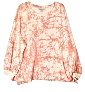 Damen 4X NEU Sweatshirt Marmor Creme mit Pfirsich & Lavendel Pullover Rachel Comey - Bild 1 von 4