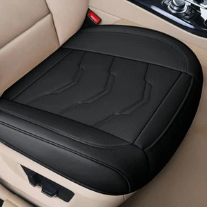 Car Seat Cover PU Leather Seat Cushion Covers Universal Auto Seat Protection Pad - Picture 1 of 30