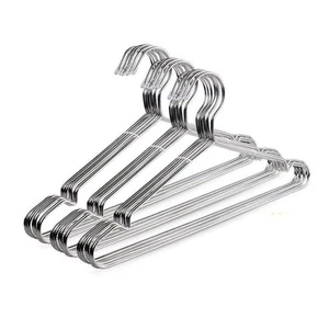 30 Pack Heavy Duty Stainless Steel Hangers, Space-Saving Silver Clothes Hange... - Picture 1 of 8