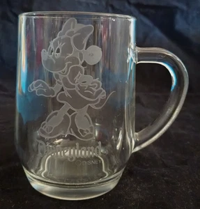 Frosted Minnie Mouse Glass Personalized to "CATHY" - Picture 1 of 6
