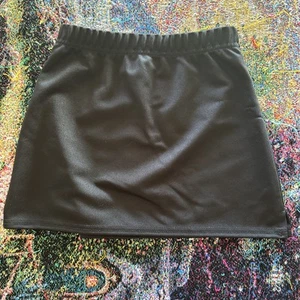 Girl’s ALLESON Cheerleading Skirt Black Mini Polyester Stretch Elastic Waist M - Picture 1 of 5