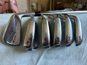 Callaway X Forged '24 Irons 5-PW Set 6pcs Dynamic Gold 105 Steel Shaft Japan NM - Picture 1 of 9