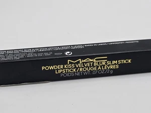 Rossetto MAC Powder Kiss Velvet Blur Slim Stick - 893 Sweet Cinnamon NUOVO - Foto 1 di 4