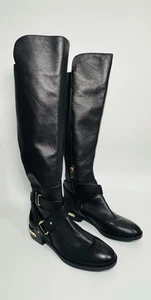 Botas de montar Vince Camuto Preshent para mujer sobre la rodilla talla 6,5 cuero nuevas sin caja - Imagen 1 de 14