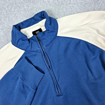 Nike Golf Pullover Half Zip Sphere Dry Men's Medium Blue Long Sleeve Activewear - Image 1 of 4