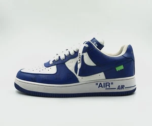Louis Vuitton X Nike Air Force 1 Low Royal Blue White | UK 8,5 / US 9 | ORIGINAL✅ - Bild 1 von 9