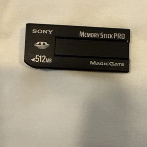 Sony 512 mb Memory Stick Pro Card Magic Gate For Sony Cyber-shots Pre-Owned - Picture 1 of 6