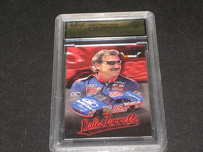 DALE JARRETT RACING LEGEND 1997 FLEER ULTRA #6 CARD SLABBED & GRADED MINT 9 - Image 1 of 3