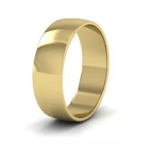 9ct Yellow Gold Wedding Band Ring Shaped 9ct Wedding Engagement Gold Filled Ring - Picture 1 of 7