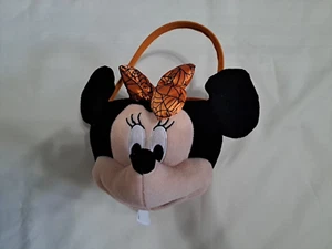 Disney Minnie Mouse Plush Easter Basket Toy Bucket Trick Treat Pail, Halloween - Picture 1 of 4