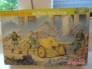 DRAGON 6645 7,5 cm PaK 97/38 con tripulación de pistola Heer 1939-1945 1:35 - Imagen 1 de 1