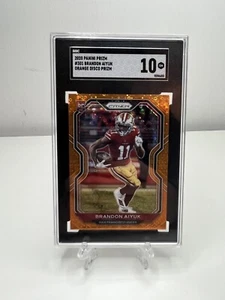2020 Brandon Aiyuk Panini Prizm Orange Disco Rookie RC #301 SGC 10 Gem Mint - Bild 1 von 3