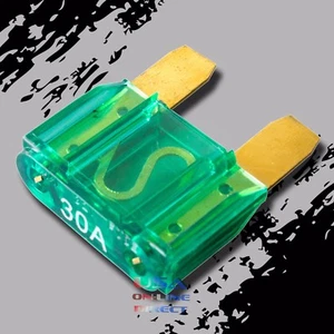 10pcs 30a AMP Large Blade Style Audio GOLD Maxi Fuse Car Marine Auto Motorcycle - Picture 1 of 2