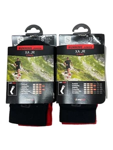 Salomon Standard Socks Running XA JR S Kids 9.5-12.5 Crew 2 Pack Ea Lot of 2 4T - Picture 1 of 2