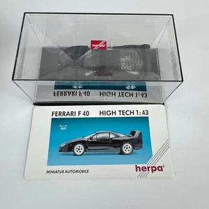 Herpa 1/43 1987 Ferrari F40 black new boxed - Picture 1 of 14