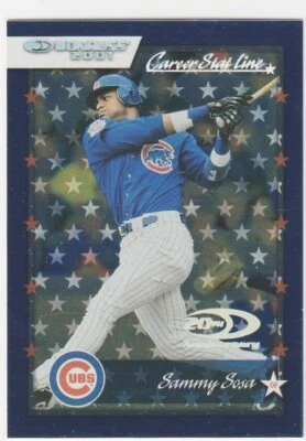 2001 Donruss Stat Line Career #23 Sammy Sosa #/231 041-D - Image 1 of 2