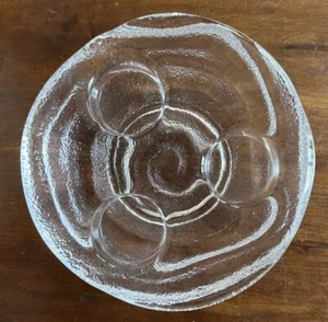 Simon Pearce Thetford Trio Votive Holder Crystal Glass Candle Modern Clear - Picture 1 of 7