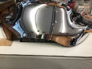 Klock Werks Flare Windshield 8" Chrome 2310-0278 - Picture 1 of 4
