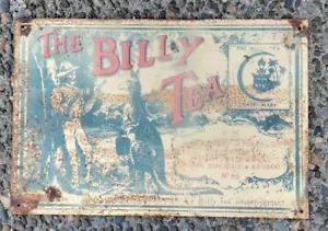 Australian Billy Tea Advertisement Metal Sign - Picture 1 of 10