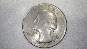 1977-D Quarter With Filled-In Mint Mark Error - Picture 1 of 6