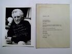 Kirk Douglas Autograph Photo 8x10 Hand Signed To Terrie  w/ Letter Hand Signed